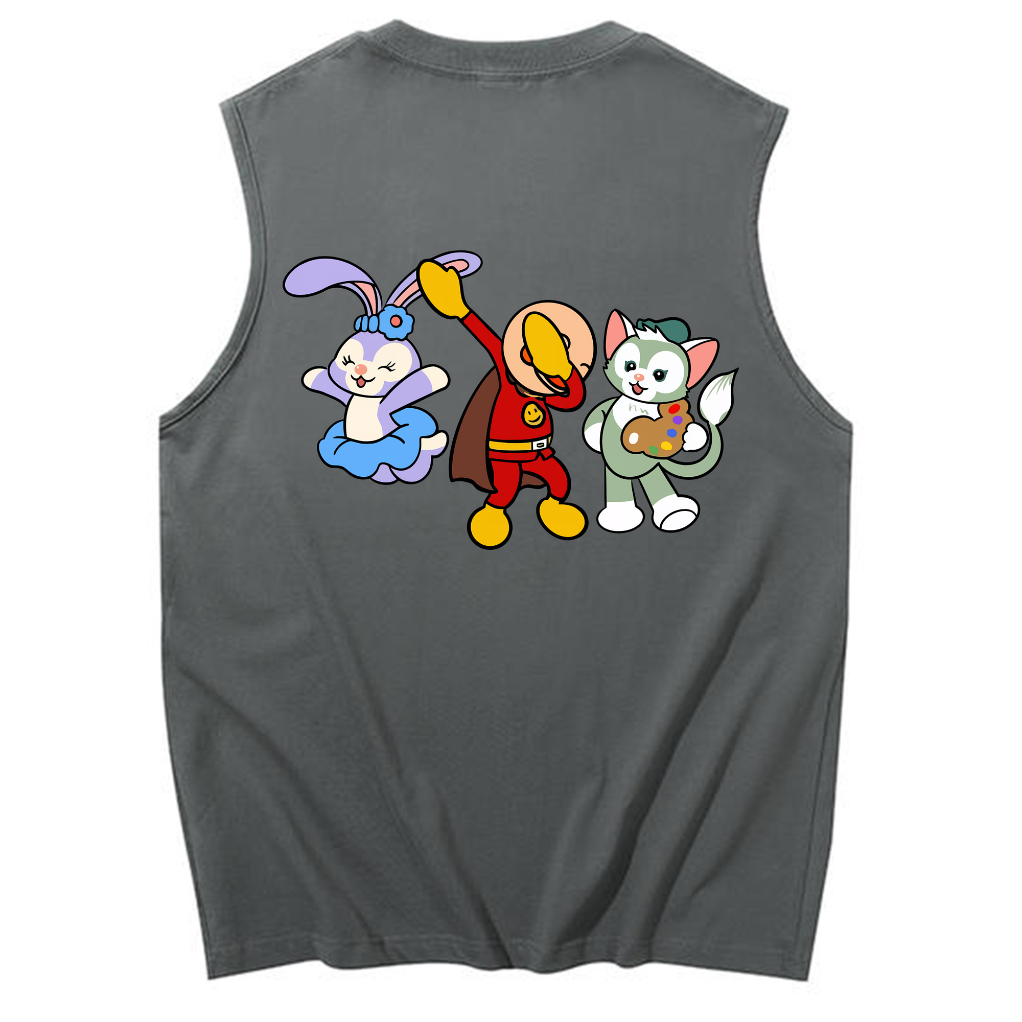 （画像用） アンパンマン Anpanman コットン100％タンクトップ（背面プリント）